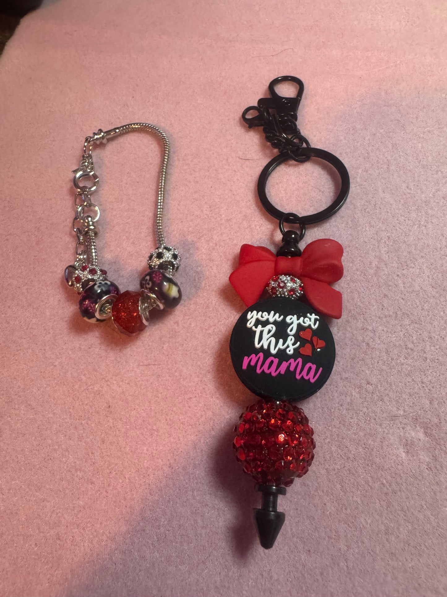 Key Chain and Charm Set