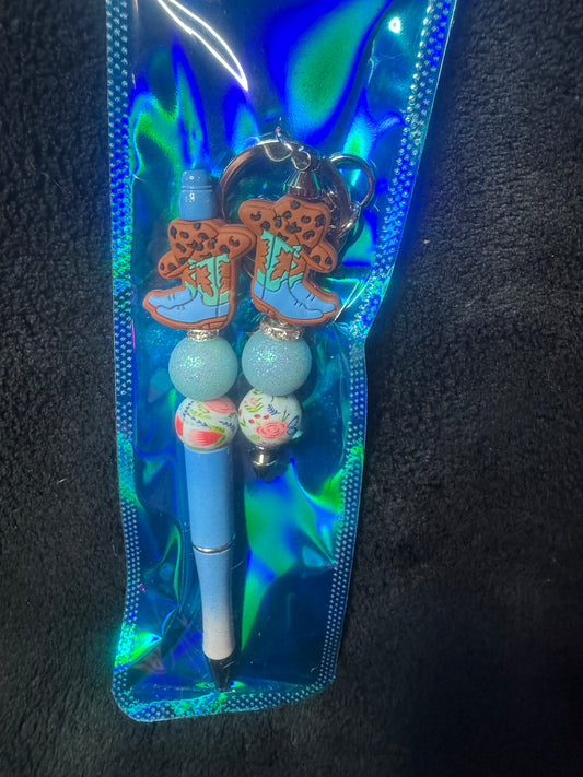 Pen and Keychain Set