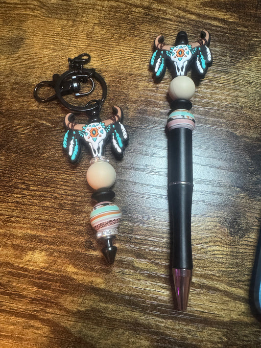 Pen and Keychain set