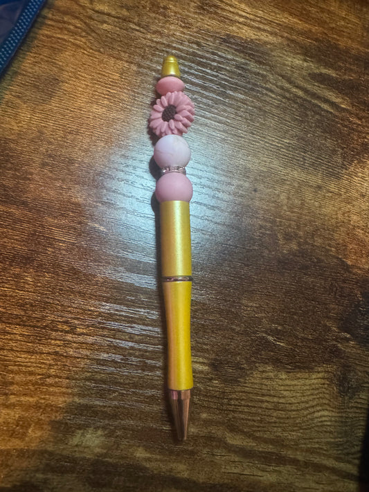 Beaded Pen Flower Pen