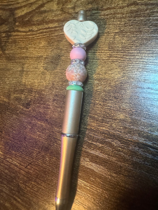 Heart and Flower Pen